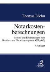 Notarkostenberechnungen - Diehn, Thomas