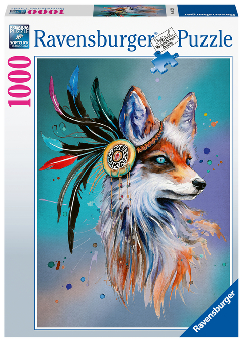 Ravensburger Puzzle 16725 - Boho Fuchs - 1000 Teile Puzzle für Erwachsene und Kinder ab 14 Jahren