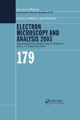 Electron Microscopy and Analysis 2003 - 