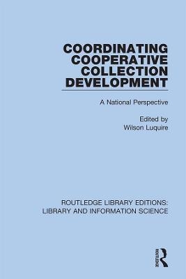 Coordinating Cooperative Collection Development - 