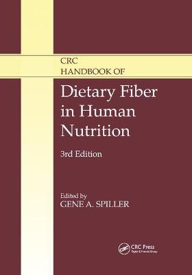 CRC Handbook of Dietary Fiber in Human Nutrition - 