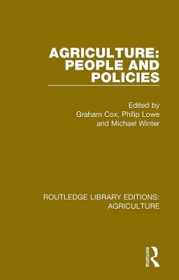 Agriculture: People and Policies - 