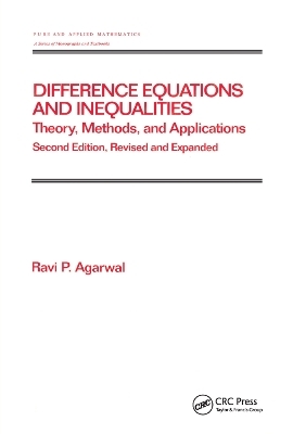 Difference Equations and  Inequalities - Ravi P. Agarwal