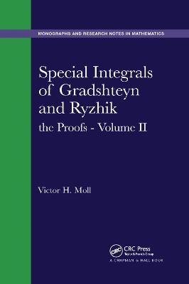 Special Integrals of Gradshteyn and Ryzhik - Victor H. Moll