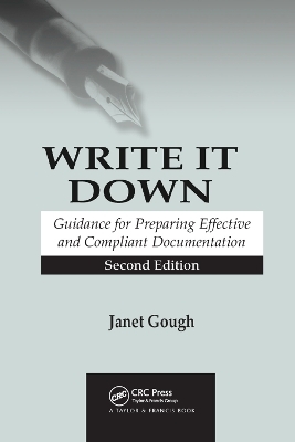 Write It Down - Janet Gough