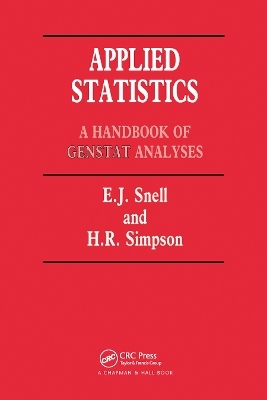 Applied Statistics - E. J. Snell, H. Simpson