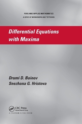 Differential Equations with Maxima - umi D. Bainov, Snezhana G. Hristova