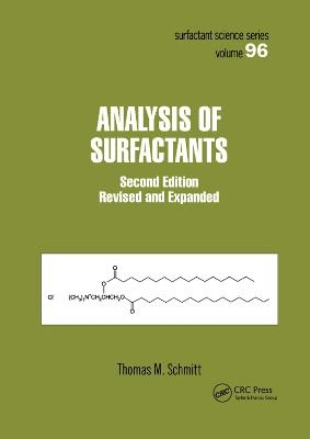 Analysis of Surfactants - Thomas M. Schmitt