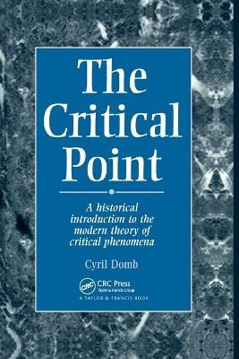 The Critical Point - C Domb