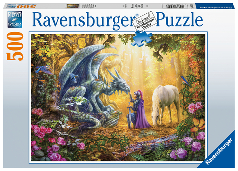 Ravensburger Puzzle 16580 - Drachenflüsterer - 500 Teile Puzzle für Erwachsene und Kinder ab 12 Jahren