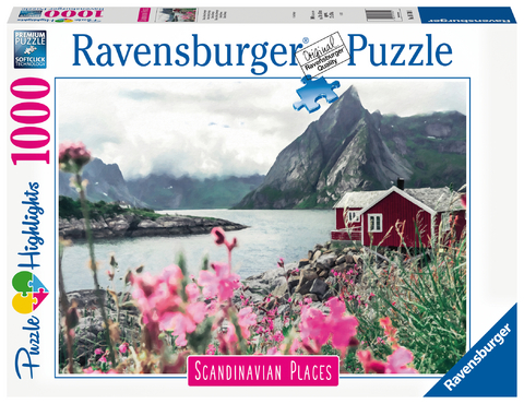 Ravensburger Puzzle Scandinavian Places 16740 - Reine, Lofoten, Norwegen - 1000 Teile Puzzle für Erwachsene und Kinder ab 14 Jahren