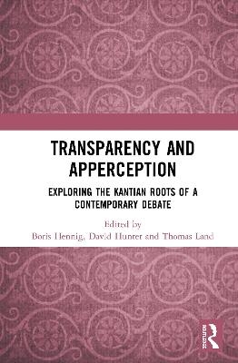 Transparency and Apperception - 