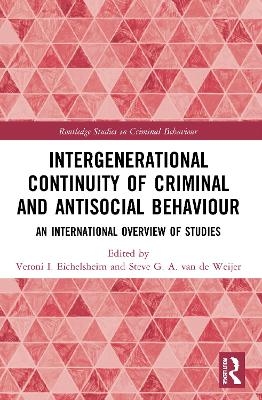 Intergenerational Continuity of Criminal and Antisocial Behaviour - 