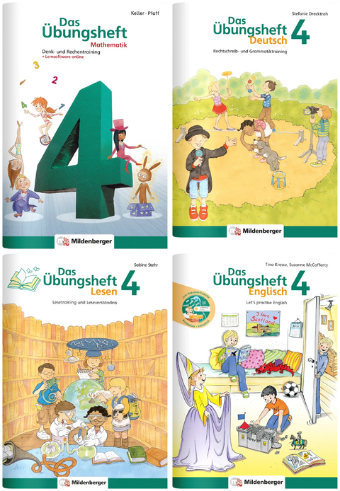 Sicher ins 5. Schuljahr – Paket: Rechnen – Schreiben – Lesen – Grammatik – Englisch · Klasse 4 -  diverse