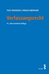 Verfassungsrecht - Theo Öhlinger, Harald Eberhard