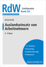 Auslandseinsatz von Arbeitnehmern - Dietmar Marburger