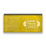 Tischkalender- Planer 2022 „Sudoku“ Buntkalender® Gelb