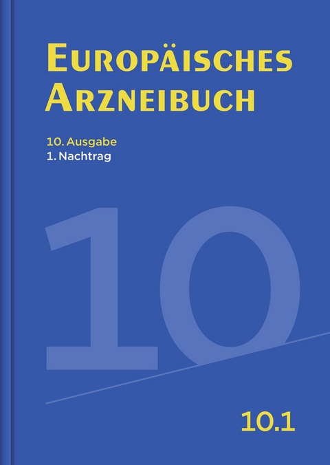 Europäisches Arzneibuch 10. Ausgabe, 1. Nachtrag