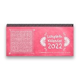 Tischkalender- Planer 2022 „Labyrinth“ Buntkalender® Rosa