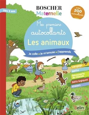 MES PREMIERS AUTOCOLLANTS ANIMAUX -  COLLECTIF ED 2021