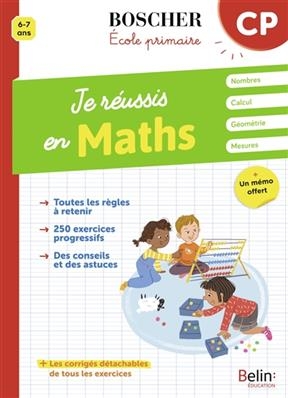 JE REUSSIS EN MATHS CP -  COLLECTIF ED 2021