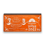 Tischkalender- Planer 2022 „Witze“ Buntkalender® Orange