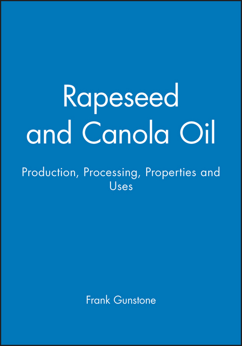 Rapeseed and Canola Oil - 