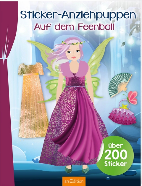 Sticker-Anziehpuppen – Auf dem Feenball