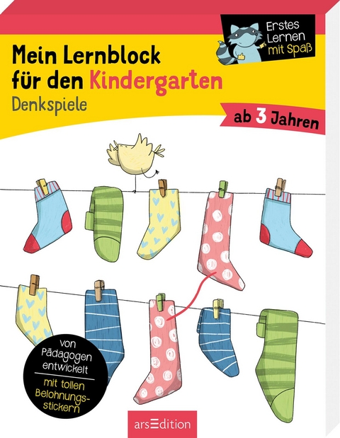 Mein Lernblock für den Kindergarten – Denkspiele - Hannah Lang