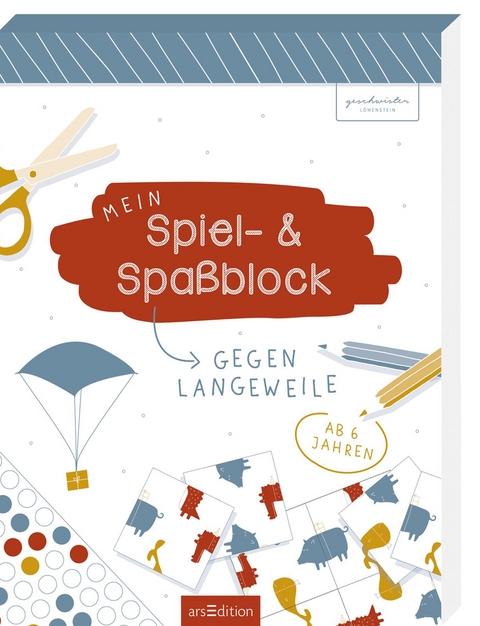 Mein Spiel- & Spaßblock gegen Langeweile - Anne und Ruth Löwenstein