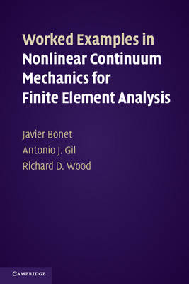 Worked Examples in Nonlinear Continuum Mechanics for Finite Element Analysis -  Javier Bonet,  Antonio J. Gil,  Richard D. Wood