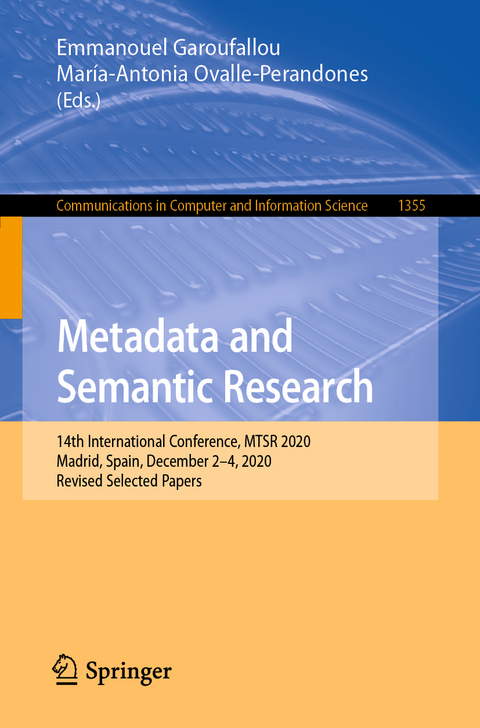 Metadata and Semantic Research - 