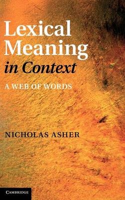 Lexical Meaning in Context -  Nicholas Asher