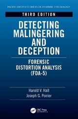 Detecting Malingering and Deception - Hall, Harold V.; Poirier, Joseph