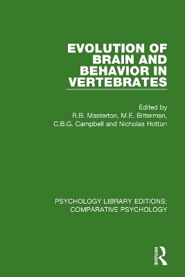 Evolution of Brain and Behavior in Vertebrates - 