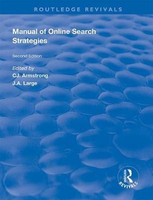 Manual of Online Search Strategies - 