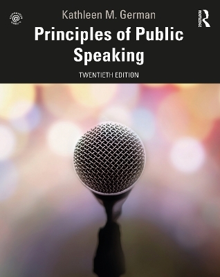 Principles of Public Speaking - Kathleen German