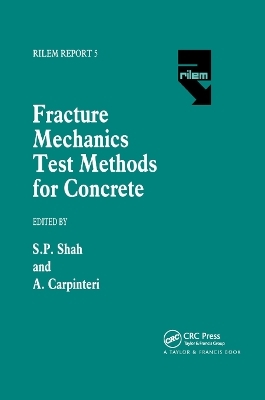 Fracture Mechanics Test Methods For Concrete - 