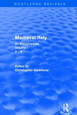 Routledge Revivals: Medieval Italy (2004) - 