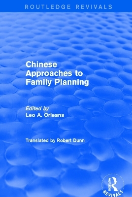 Revival: Chinese Approaches to Family Planning (1980) - 