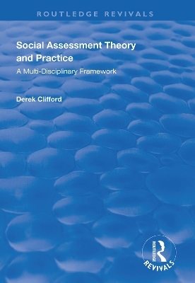 Social Assessment Theory and Practice - Derek Clifford