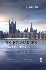 Policy Makers on Policy - Capie, Forrest; Wood, Geoffrey