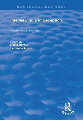 Interviewing and Deception - 