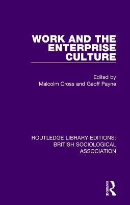 Work and the Enterprise Culture - 