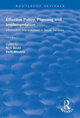 Effective Policy, Planning and Implementation - Nick Gould, Keith Moultrie