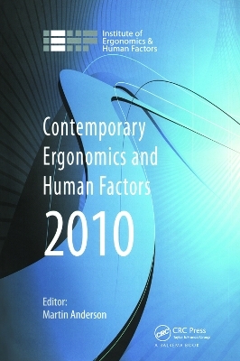 Contemporary Ergonomics and Human Factors 2010 - 