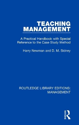 Teaching Management - Harry Newman, D. M. Sidney