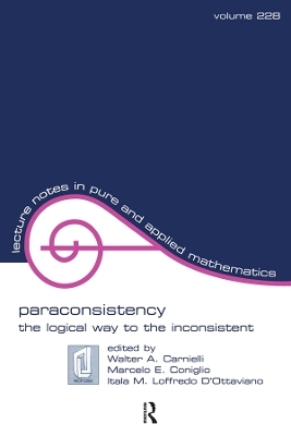 Paraconsistency - Walter Alexandr Carnielli