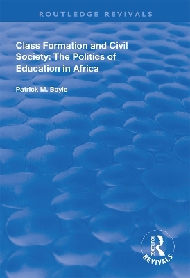 Class Formation and Civil Society - Patrick M. Boyle