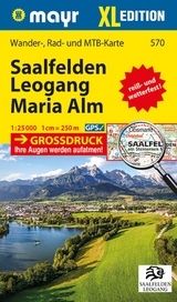 Mayr Wanderkarte Saalfelden - Leogang - Maria Alm XL 1:25.000